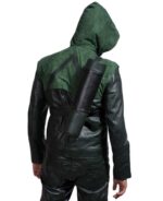 Green Arrow Hoodie Jacket backside