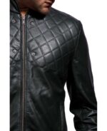 Olive Green Leather Jacket