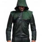Green Arrow Leather Jacket