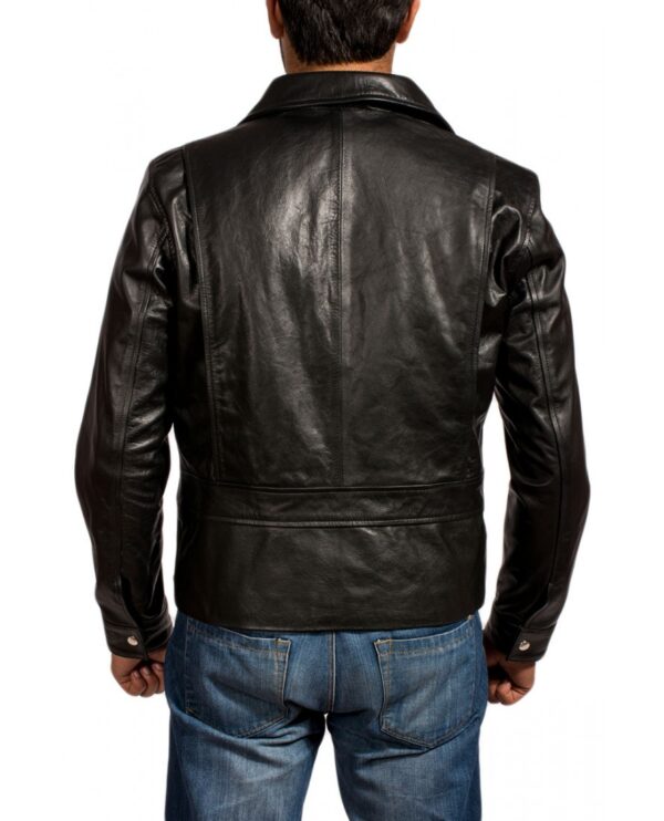 Classic Rocker Biker Jacket - Image 2