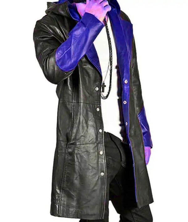 Black Blue Devil May Cry Dante 4 Trench Coat