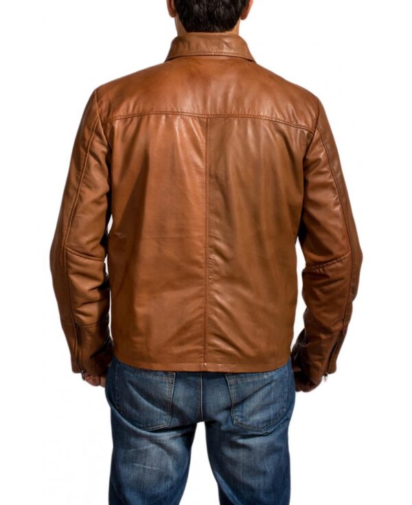 Classic Vintage Brown Jacket - Image 2
