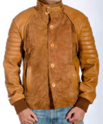 Men's Camelleo Brown Leather Jacket