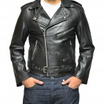 Classic Moto Biker Black Jacket