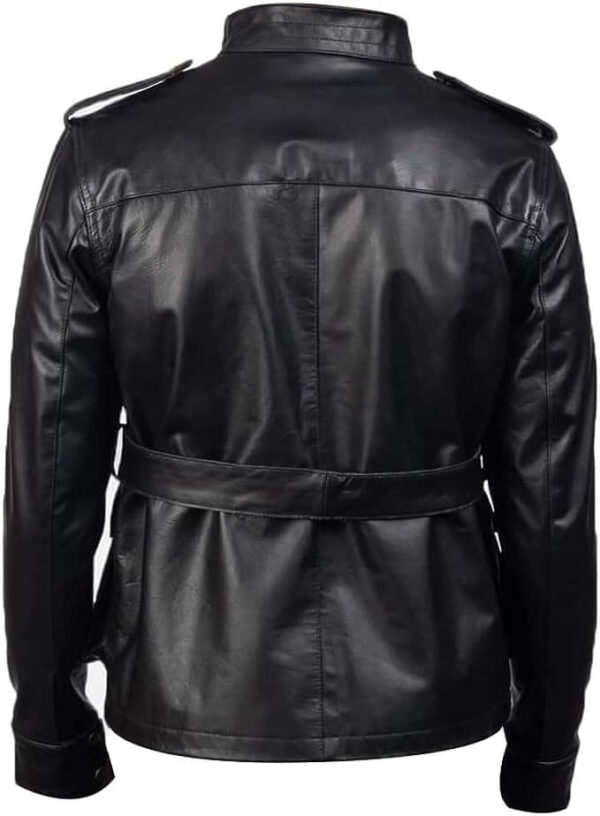 German-Military-Black-Leather-Jacket