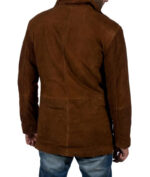 Sheriff Walt Longmire Brown Suede Leather Jacket