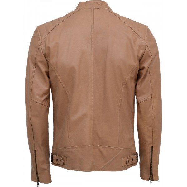 Zipper Street Style Leather Jacket For Men - Modello - Image 3