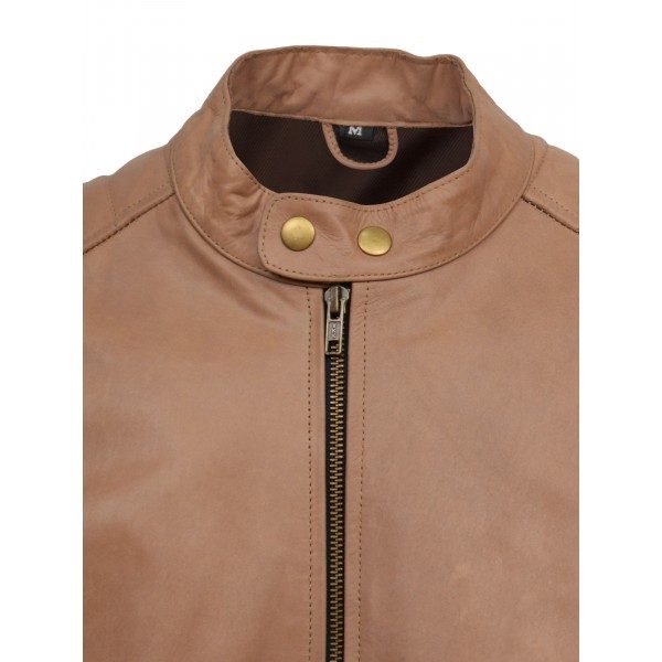 Zipper Street Style Leather Jacket For Men - Modello - Image 4