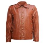 Billy Campbell Tan The Rocketeer Leather Jacket