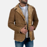 Furlong Beige Leather Coat