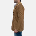 Furlong Beige Leather Coat