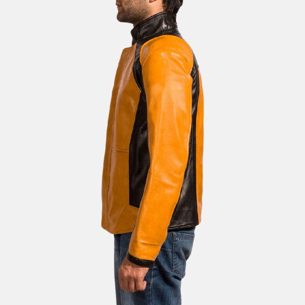 Sunrise Leather Biker Jacket - Image 3