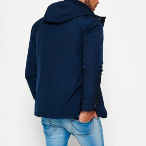 Dark Blue Two Way Zipper Vessel Jacket