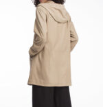 QUINN - Relaxed Neck Mid Length Hooded Coat