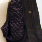 Ventilated Black Leather Motorcycle Jacket - Image 2