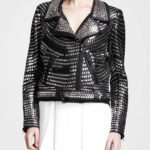 Women's-Silver-Studded-Rivets-Black-Leather-Jacket