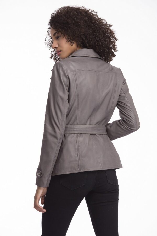 CHLOE - Double Breasted Belted Coat - Image 3