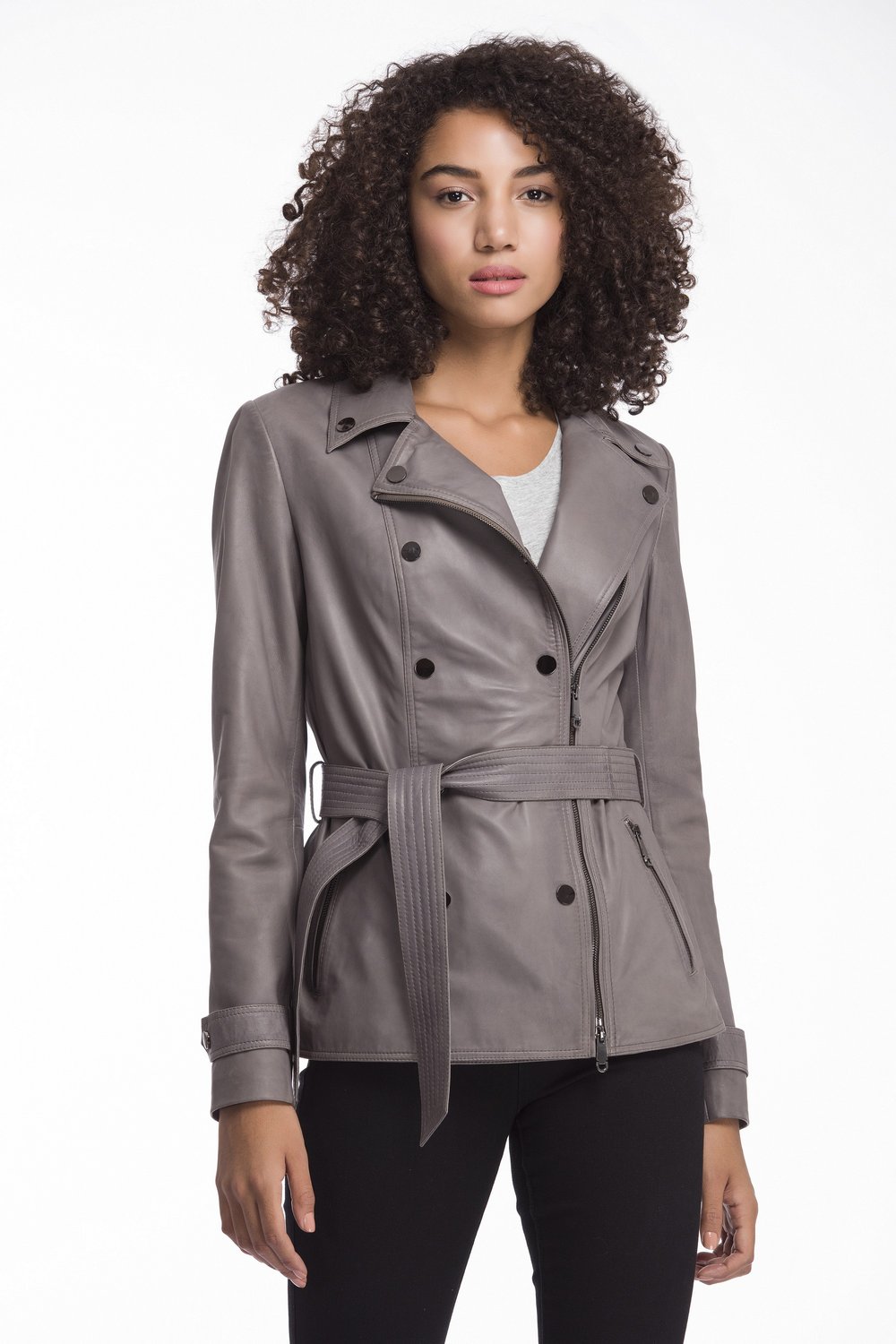 CHLOE - Double Breasted Belted Coat