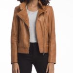 SCARLETTE - Snap Collar Biker Jacket