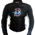 AUGUSTA MOTORBIKE BLACK LEATHER BIKER JACKET