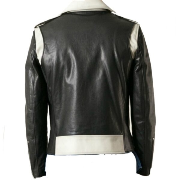 BRANDO BLACK AND WHITE  JACKET - Image 2