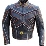 Wolverine Black & Orange Leather Jacket
