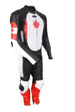 Canadian Flag CE Protected Armour Motorcycle Suit