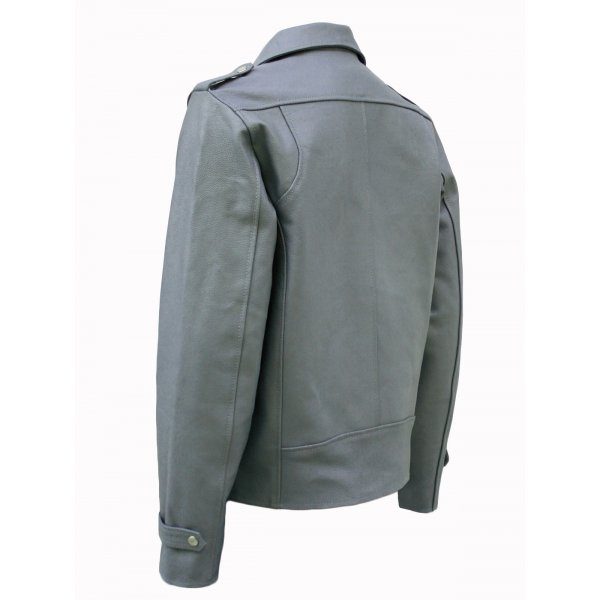 Fashion Grey Leather Jacket for Men - Kito - Maker of Jacket