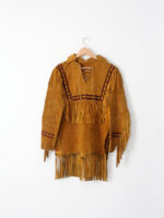 Brown Suede Western Jacket with Fringe