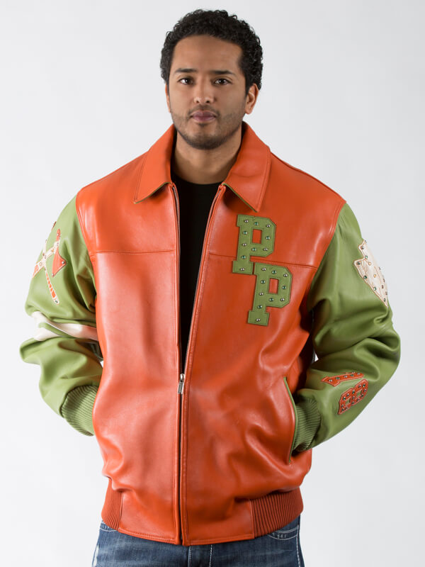 Green and deals orange coat
