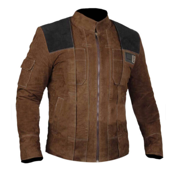 Light Brown Suede Leather Jacket - Image 3