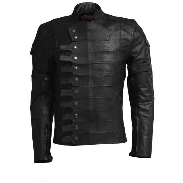 Winter Soldier Captain America Leather Jacket (2) Winter Soldier Captain America Leather Jacket - Image 1