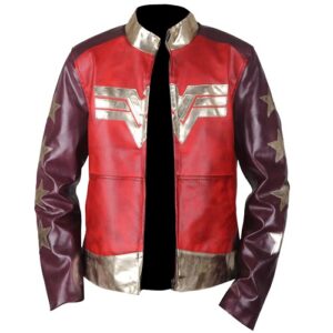 Wonder Woman Faux Leather Jacket