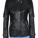 AMANDA TAPPING SANCTUARY SERIES LEATHER JACKET