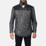 Adam Grey Leather Jacket