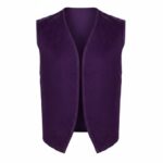 Aladdin Superhero Cosplay Purple Vest front view with V-neck collar and front open style inspired by Aladdin.