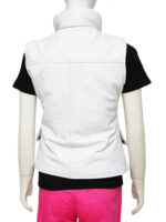 Carrie Fisher Star Wars White Leather Vest