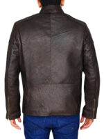 Chris Evans Civil War Brown Leather Jacket