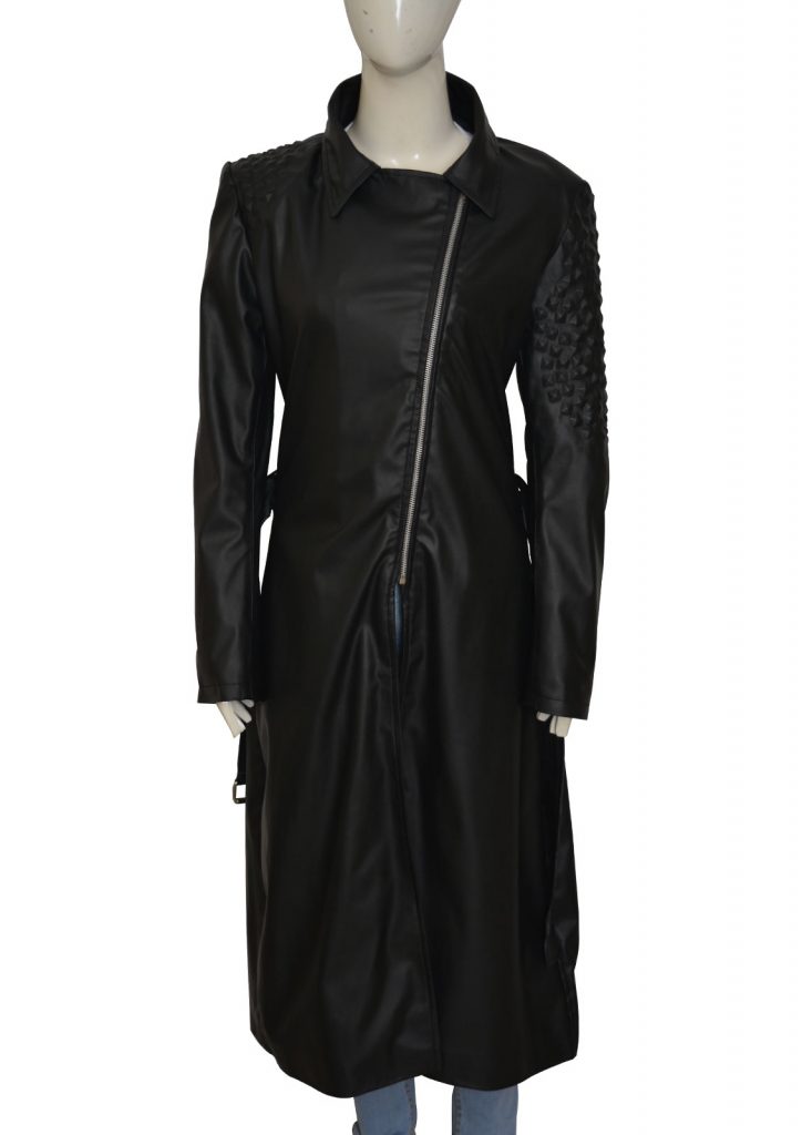 DEAD POOL BRIANNA HILDEBRAND COAT (2) DEAD POOL BRIANNA HILDEBRAND COAT - Image 1