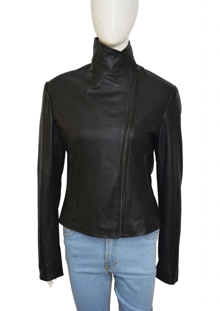 DEFIANCE SERIES JULIE BENZ BLACK LEATHER JACKET (2) DEFIANCE SERIES JULIE BENZ BLACK LEATHER JACKET - Image 1