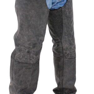 Premium Heavy Gray Vintage Chaps