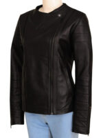 Jenna Coleman Doctor Who Series Leather Jacket