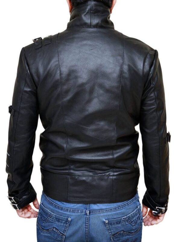 MICHAEL JACKSON BAD BLACK LEATHER JACKET - Image 2