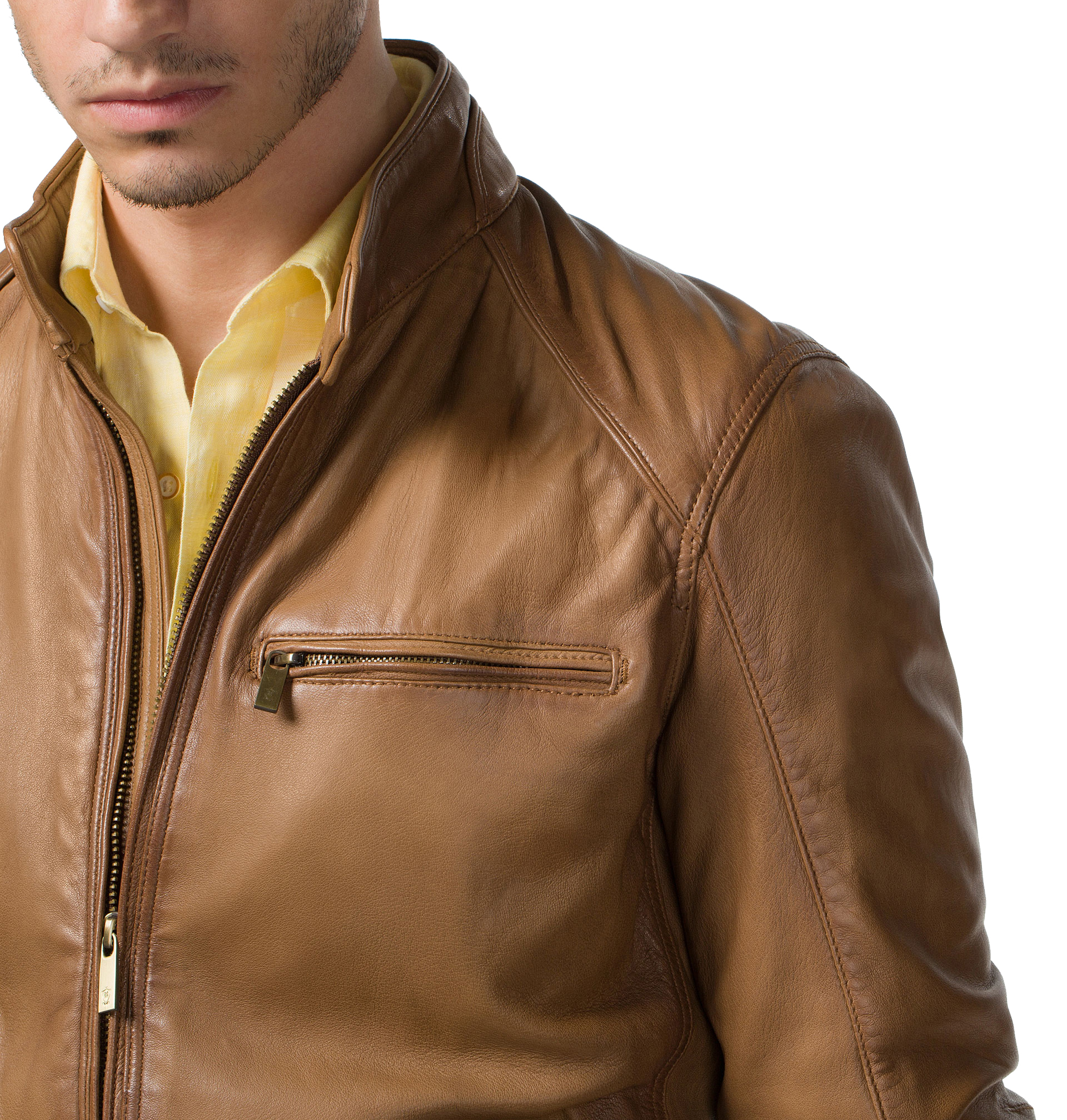 Men's Designer Leather Jackets & Mid-Layer Pieces