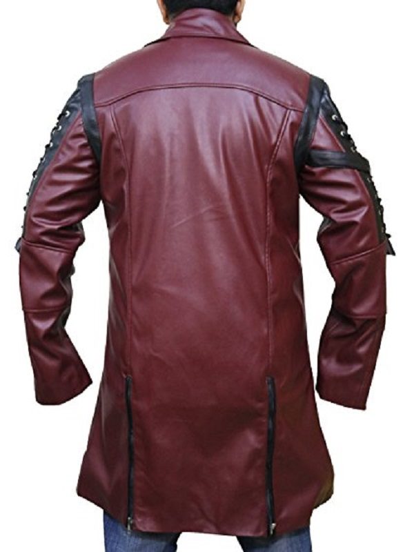 PUNK RAVE POISON COSPLAY LEATHER COAT - Image 6