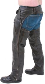 Vintage Brown Leather Chaps