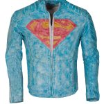 SUPERMAN WAXED BLUE JACKET