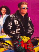 Cool as Ice Johnny Bomber Leather Jacket