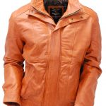 Waxy Distressed Light Brown Double Collar