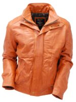 Waxy Distressed Light Brown Double Collar